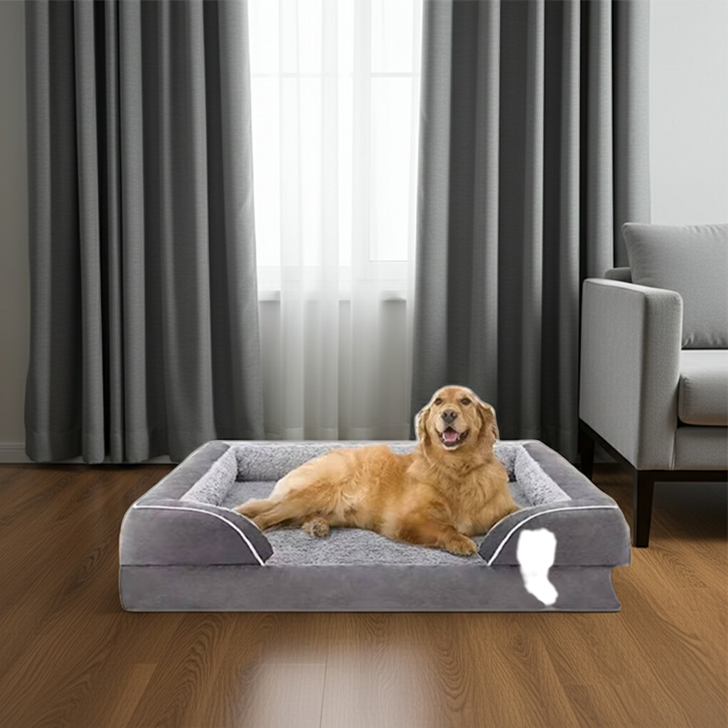 Orthopedic Memory Foam Dog Bed – Supports Comfort & Better Sleep